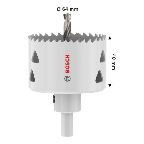 Bosch Multi Material Gatzaag met opzethouder, 64 x 40 mm