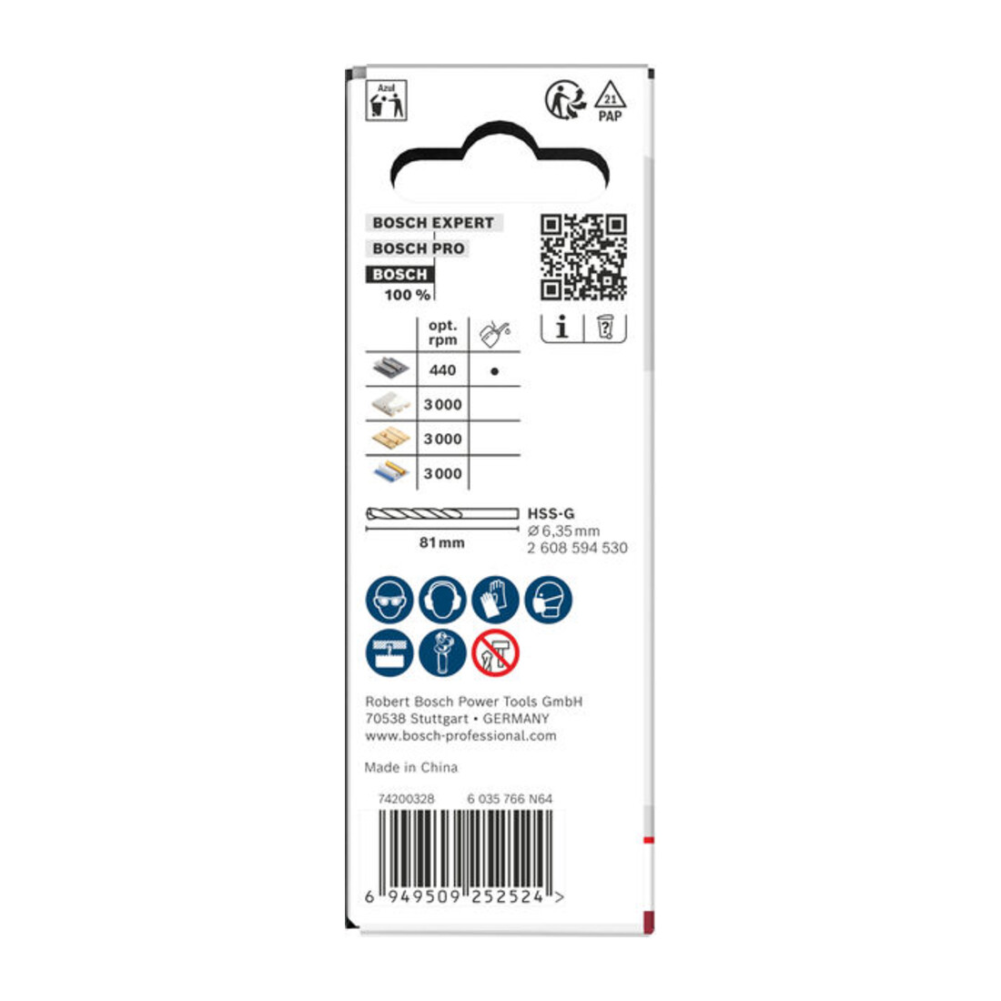 Bosch Multi Material Lochsäge mit Aufsteckhalter, 20 x 40 mm