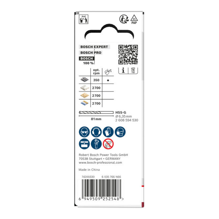 Bosch Multi Material Lochsäge mit Aufsteckhalter, 25 x 40 mm