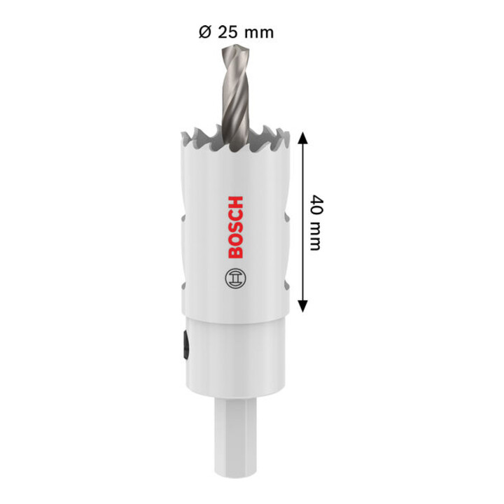 Bosch Multi Material Lochsäge mit Aufsteckhalter, 25 x 40 mm
