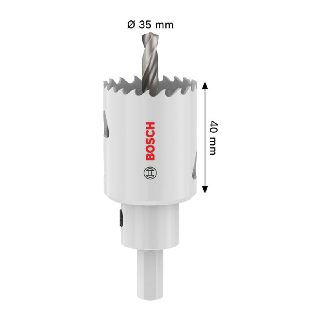 Bosch Multi Material Lochsäge mit Aufsteckhalter, 35 x 40 mm