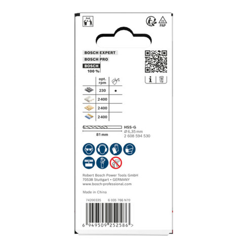 Bosch Multi Material Lochsäge mit Aufsteckhalter, 38 x 40 mm