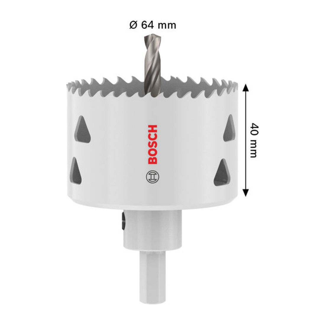 Bosch Multi Material Lochsäge mit Aufsteckhalter, 64 x 40 mm