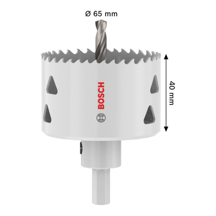 Bosch Multi Material Lochsäge mit Aufsteckhalter, 65 x 40 mm