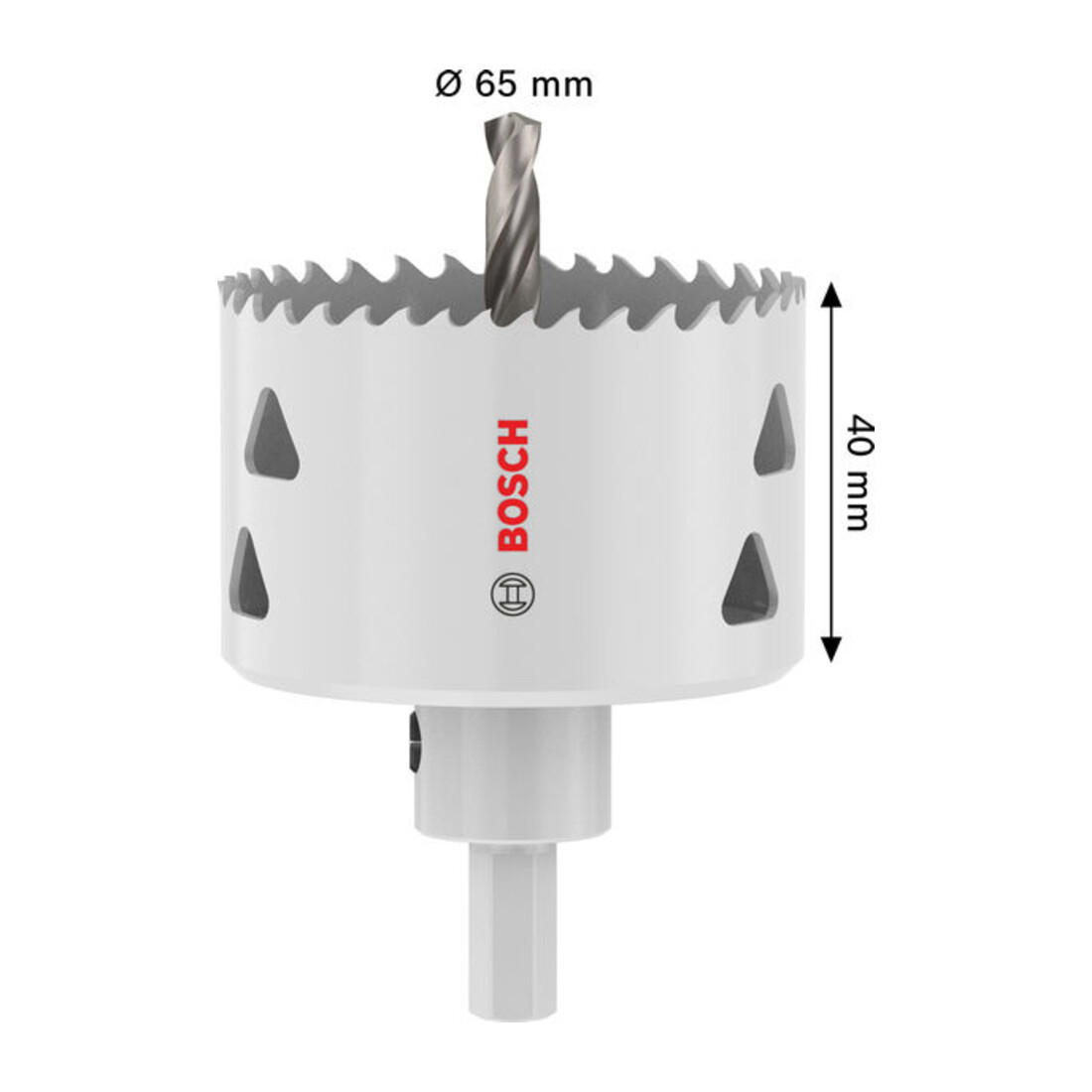 Bosch Multi Material Lochsäge mit Aufsteckhalter, 65 x 40 mm
