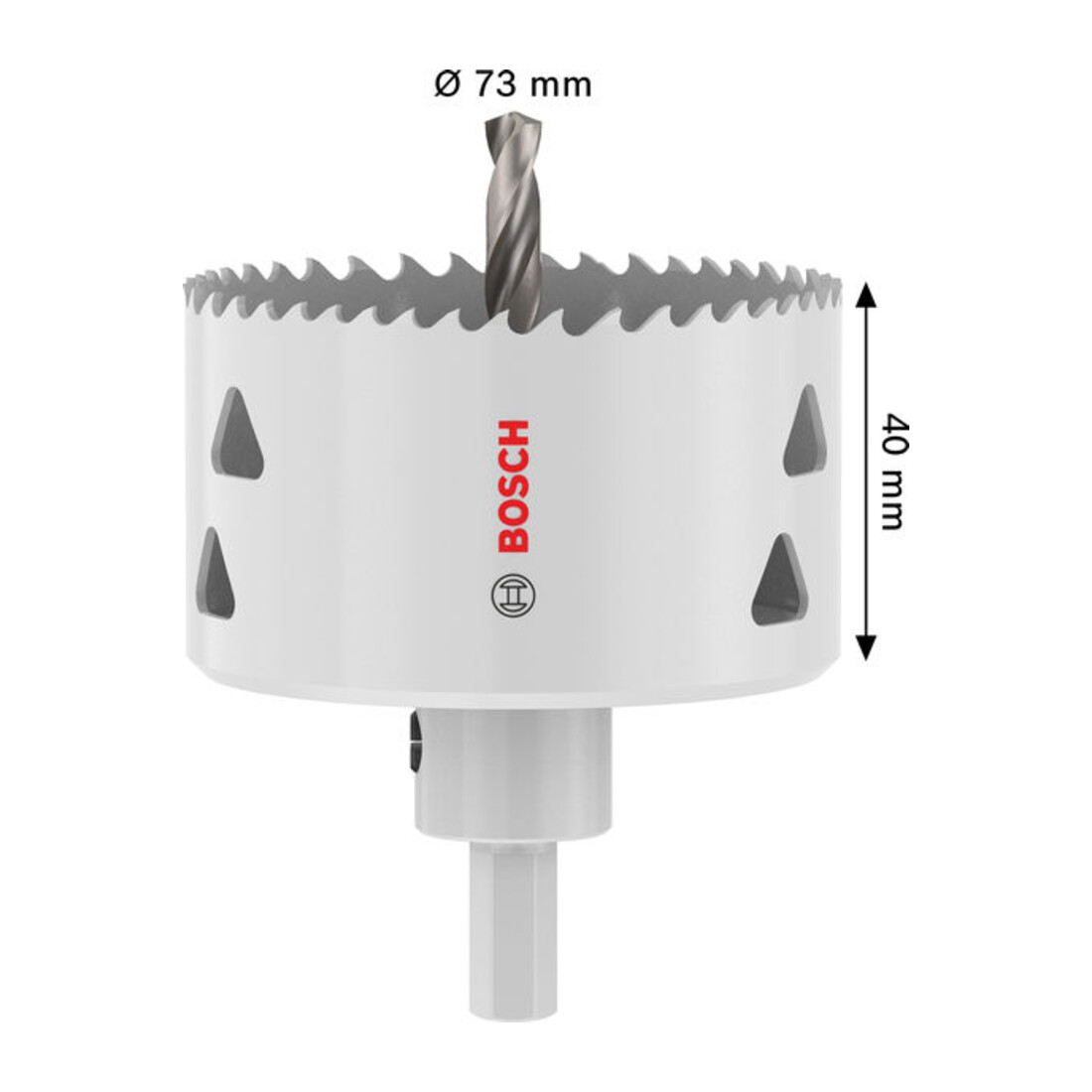 Bosch Multi Material Lochsäge mit Aufsteckhalter, 73 x 40 mm