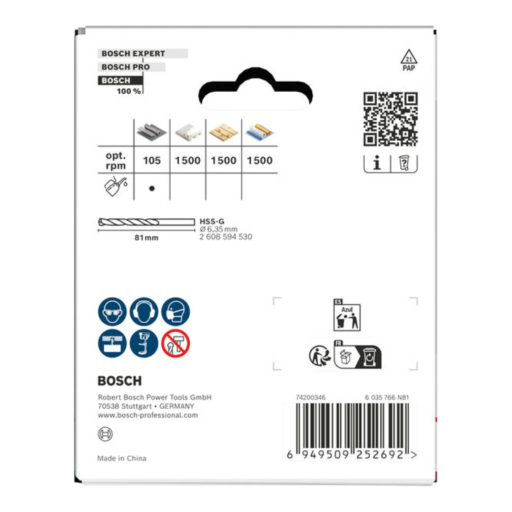 Bosch Multi Material Lochsäge mit Aufsteckhalter, 83 x 40 mm