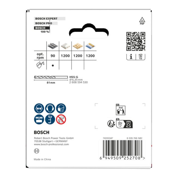 Bosch Multi Material Lochsäge mit Aufsteckhalter, 95 x 40 mm