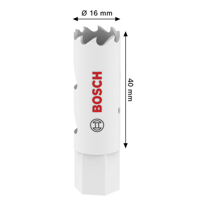 Bosch Multi Material Lochsäge mit Gewinde, 16 x 40 mm