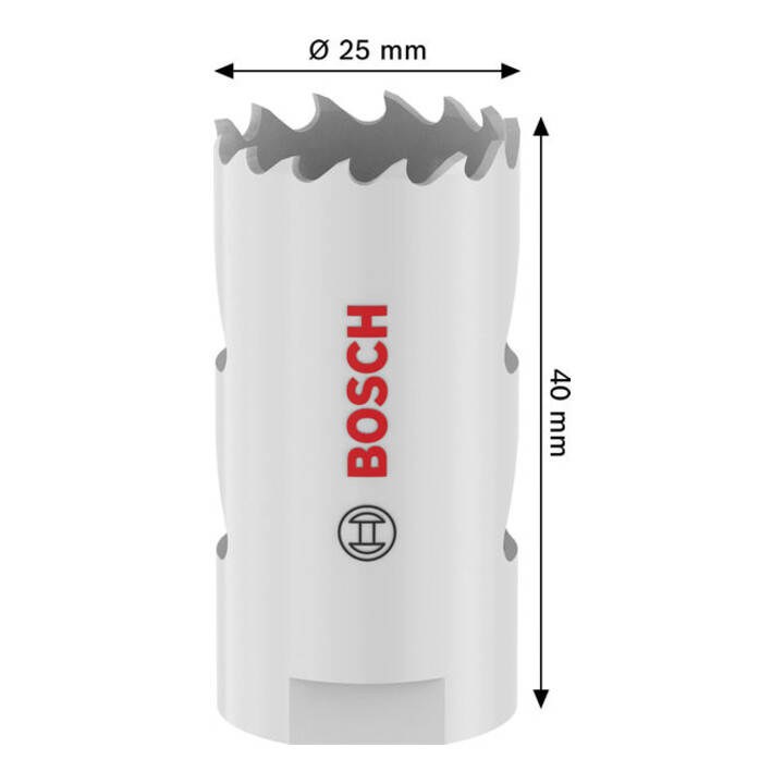 Bosch Multi Material Lochsäge mit Gewinde, 25 x 40 mm
