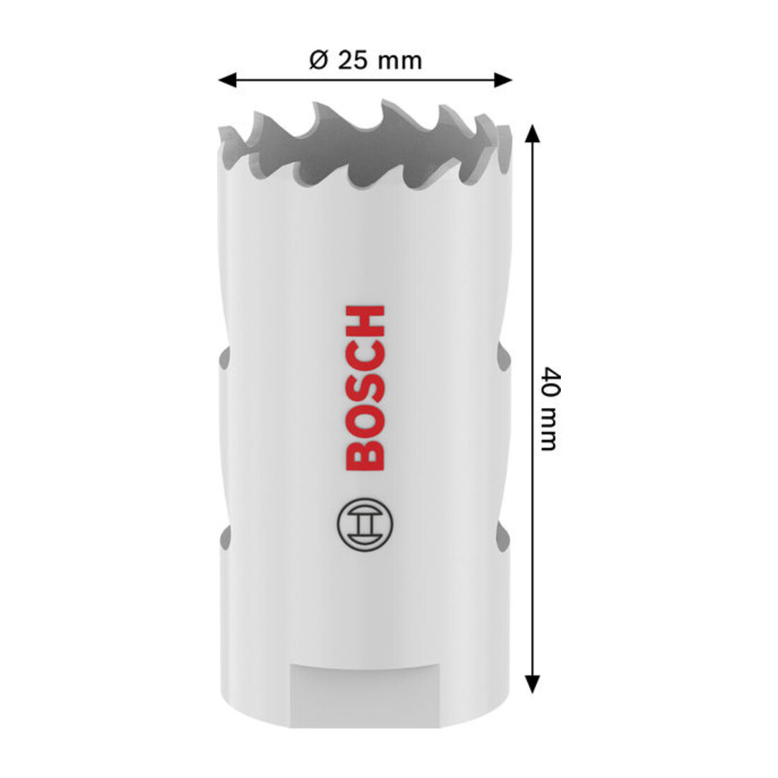 Bosch Multi Material Lochsäge mit Gewinde, 25 x 40 mm