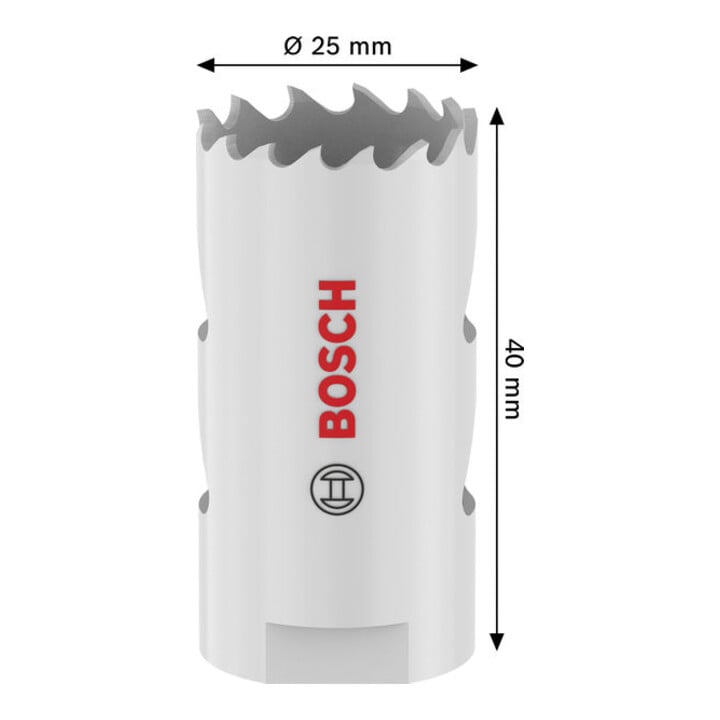Bosch Multi Material Lochsäge mit Gewinde, 25 x 40 mm