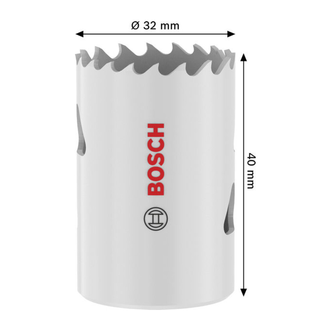 Bosch Multi Material Lochsäge mit Gewinde, 32 x 40 mm