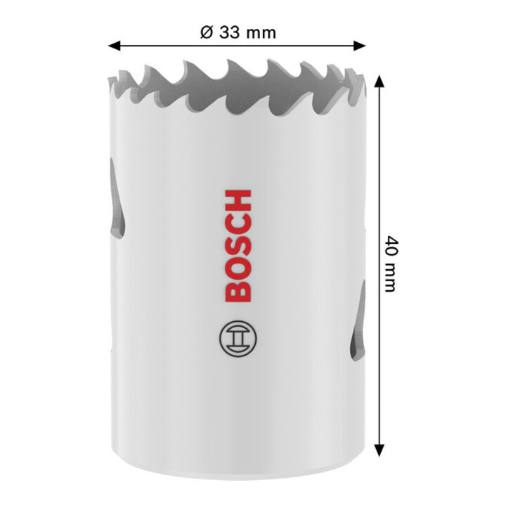 Bosch Multi Material Lochsäge mit Gewinde, 33 x 40 mm