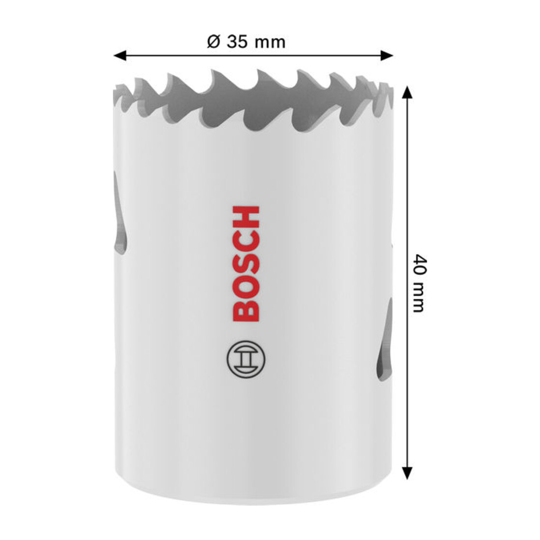 Bosch Multi Material Lochsäge mit Gewinde, 35 x 40 mm