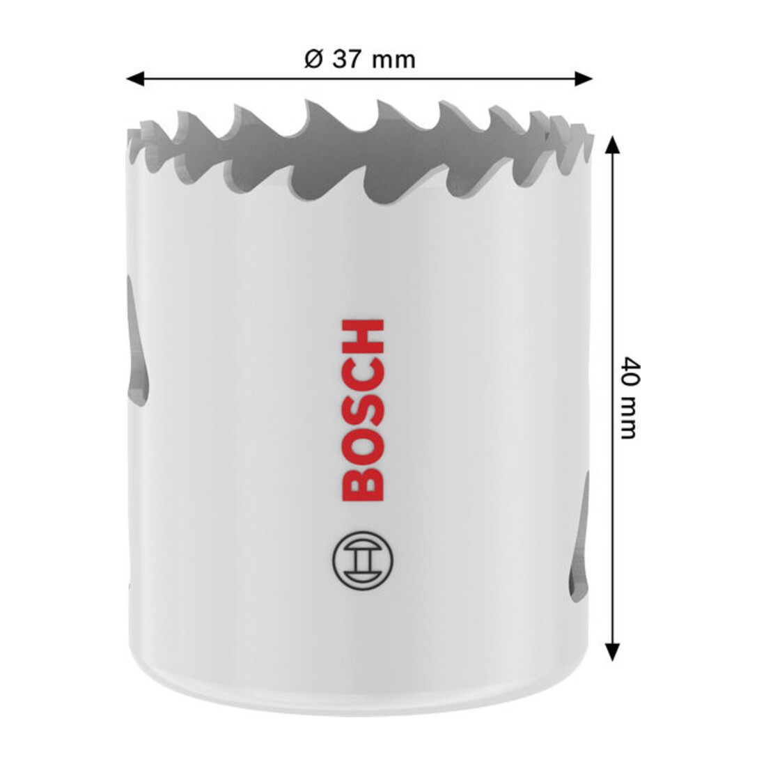 Bosch Multi Material Lochsäge mit Gewinde, 37 x 40 mm