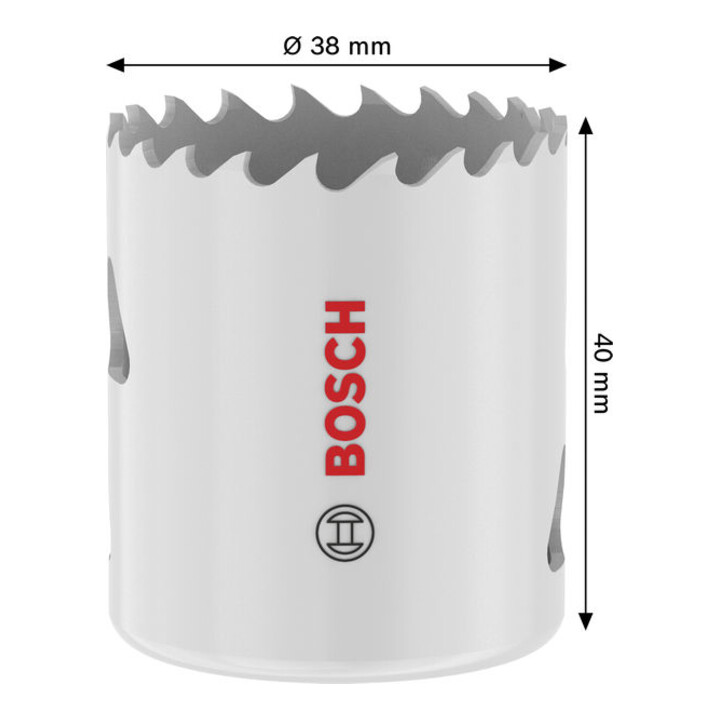 Bosch Multi Material Lochsäge mit Gewinde, 38 x 40 mm