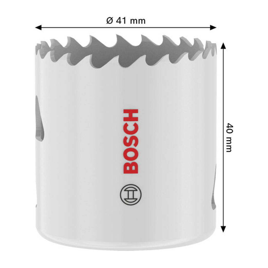 Bosch Multi Material Lochsäge mit Gewinde, 41 x 40 mm