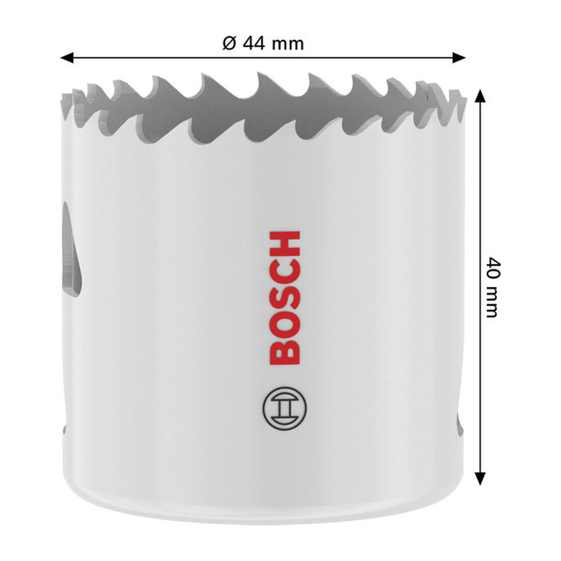 Bosch Multi Material Lochsäge mit Gewinde, 44 x 40 mm