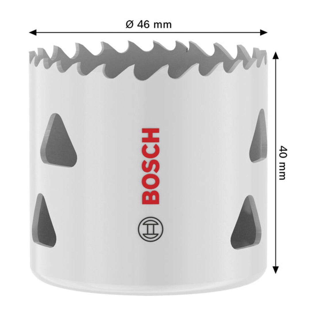 Bosch Multi Material Lochsäge mit Gewinde, 46 x 40 mm
