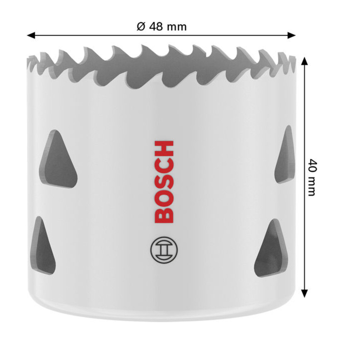 Bosch Multi Material Lochsäge mit Gewinde, 48 x 40 mm