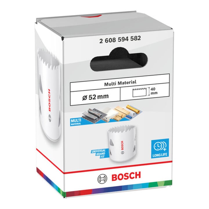 Bosch Multi Material Lochsäge mit Gewinde, 52 x 40 mm