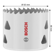 Bosch Multi Material Lochsäge mit Gewinde, 52 x 40 mm-5