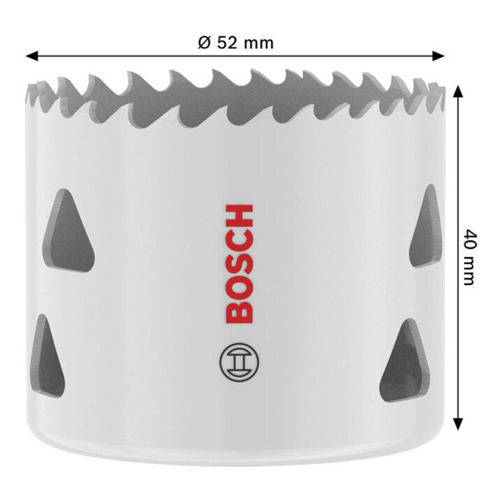 Bosch Multi Material Lochsäge mit Gewinde, 52 x 40 mm