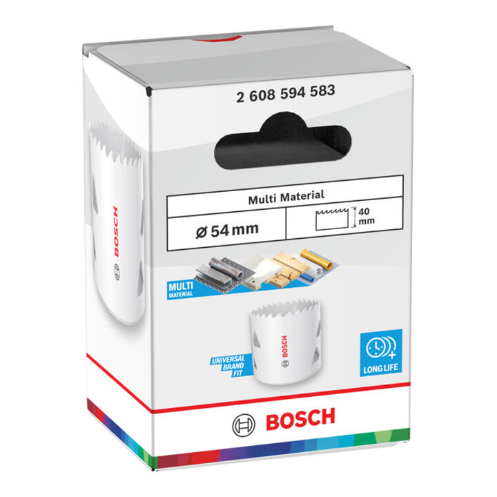 Bosch Multi Material Lochsäge mit Gewinde, 54 x 40 mm