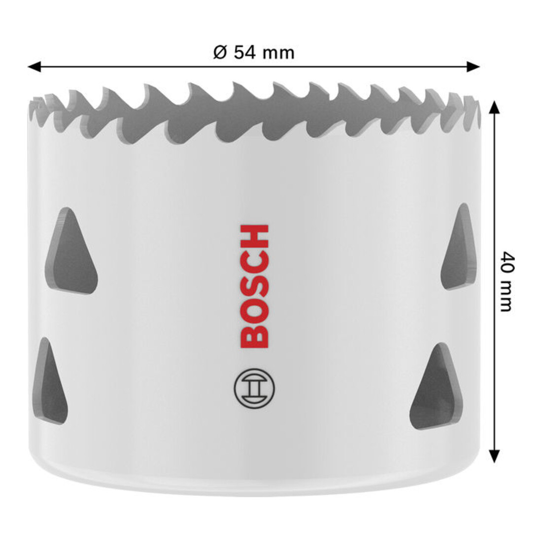 Bosch Multi Material Lochsäge mit Gewinde, 54 x 40 mm