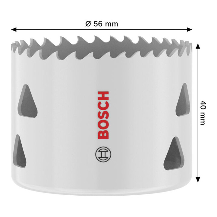 Bosch Multi Material Lochsäge mit Gewinde, 56 x 40 mm