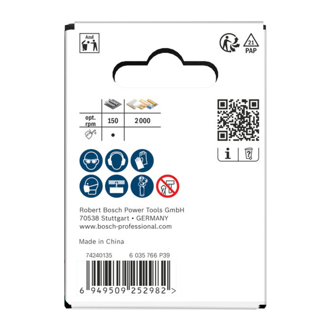Bosch Multi Material Lochsäge mit Gewinde, 57 x 40 mm