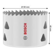 Bosch Multi Material Lochsäge mit Gewinde, 59 x 40 mm-5