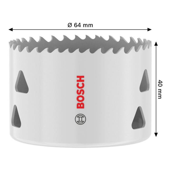Bosch Multi Material Lochsäge mit Gewinde, 64 x 40 mm