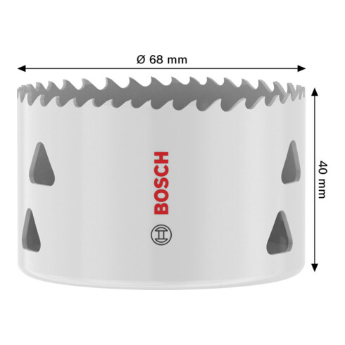 Bosch Multi Material Lochsäge mit Gewinde, 68 x 40 mm