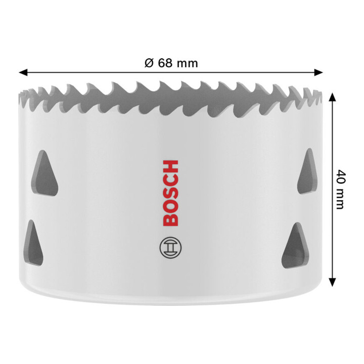 Bosch Multi Material Lochsäge mit Gewinde, 68 x 40 mm