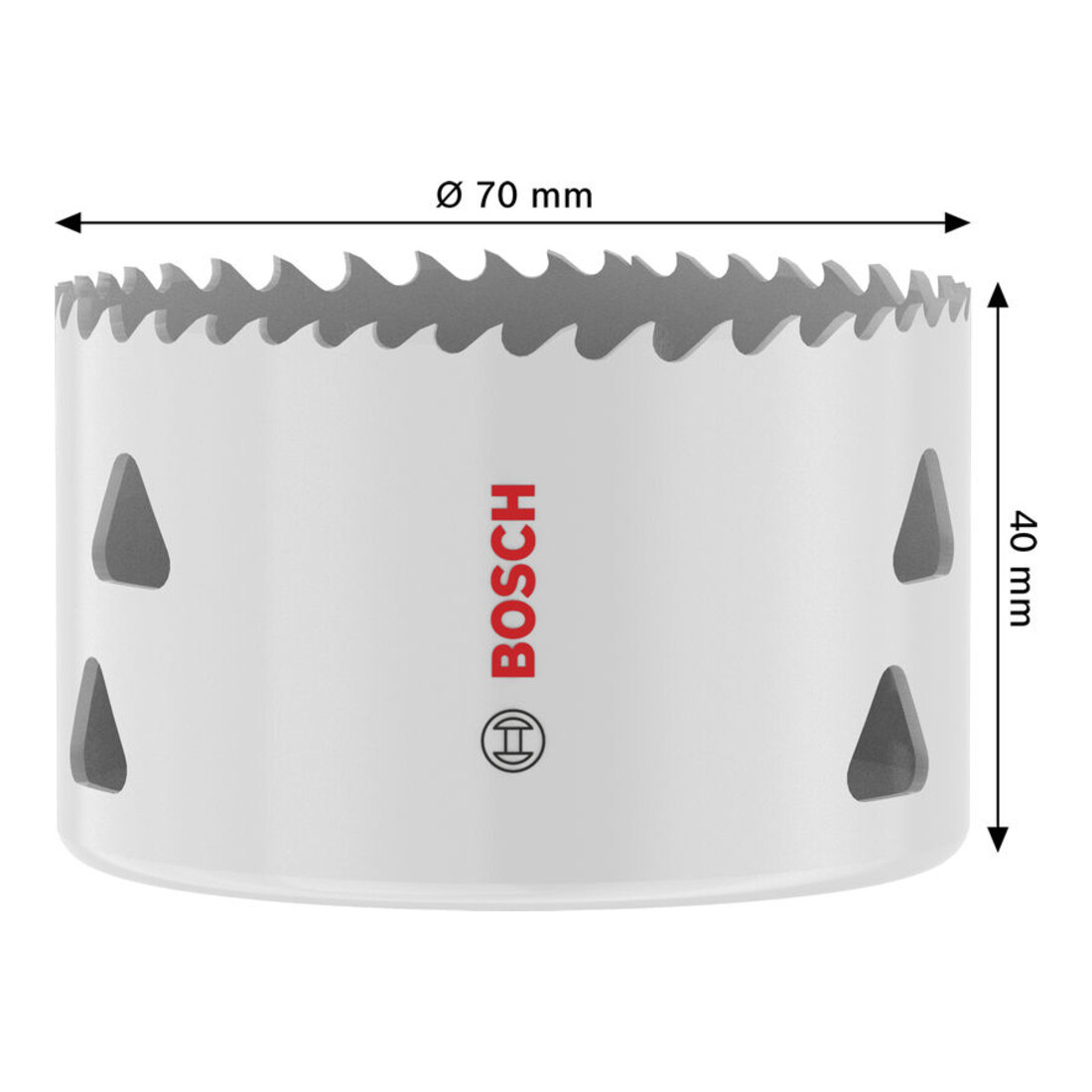 Bosch Multi Material Lochsäge mit Gewinde, 70 x 40 mm