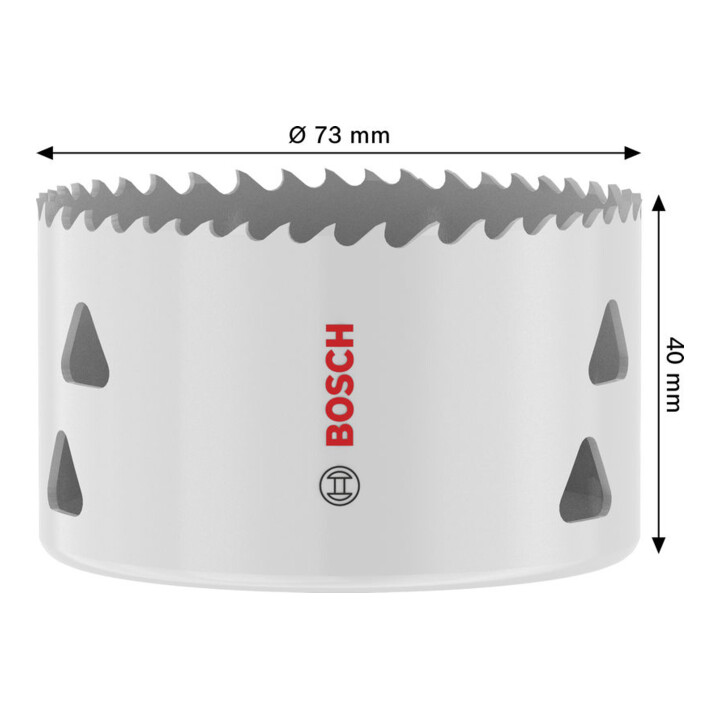 Bosch Multi Material Lochsäge mit Gewinde, 73 x 40 mm