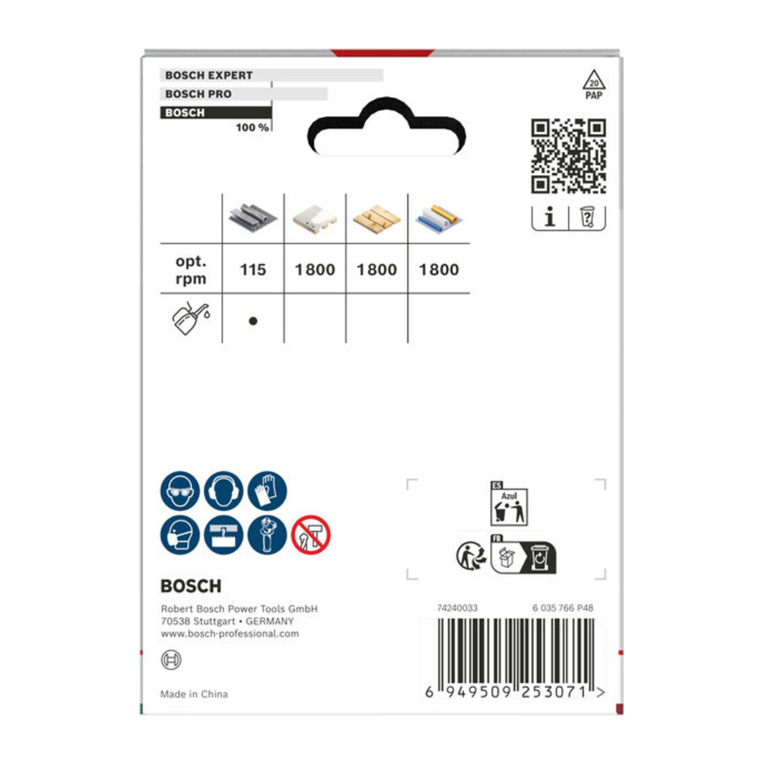 Bosch Multi Material Lochsäge mit Gewinde, 76 x 40 mm