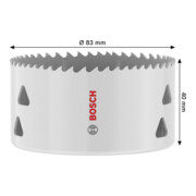Bosch Multi Material Lochsäge mit Gewinde, 83 x 40 mm-5