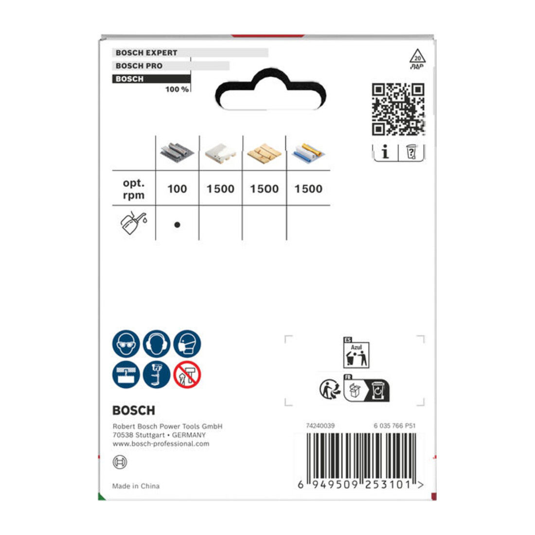 Bosch Multi Material Lochsäge mit Gewinde, 86 x 40 mm