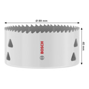 Bosch Multi Material Lochsäge mit Gewinde, 89 x 40 mm-5