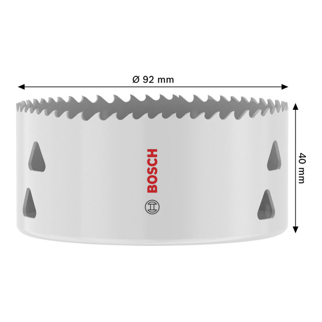 Bosch Multi Material Lochsäge mit Gewinde, 92 x 40 mm
