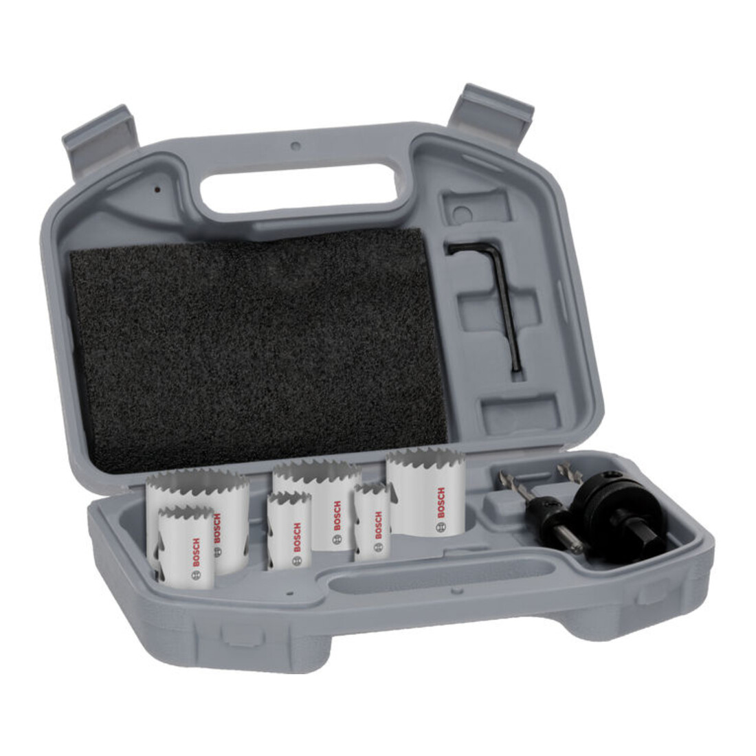 Bosch Multi Material Lochsägen-Set mit Gewinde, 19; 22; 29; 38; 44; 57 x 40 mm