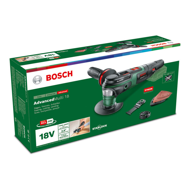 Bosch multifunctioneel gereedschap op accu AdvancedMulti 18