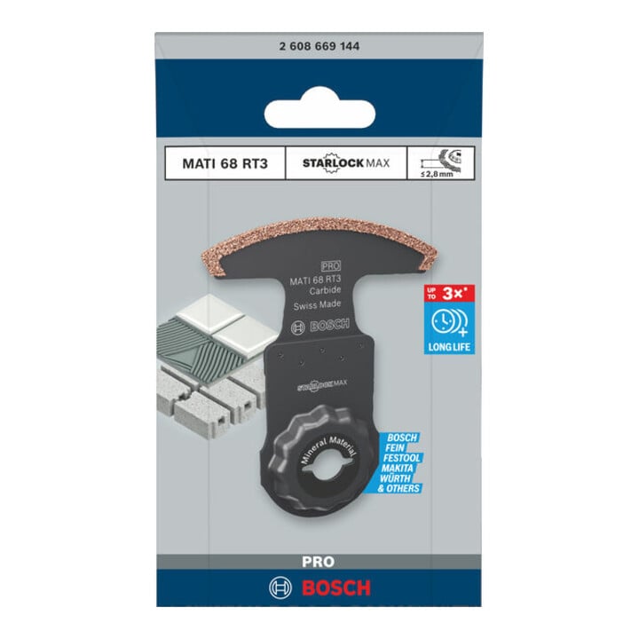 Bosch Multifunktionswerkzeugblatt PRO MATI 68 RT3 2,8 x 68 mm