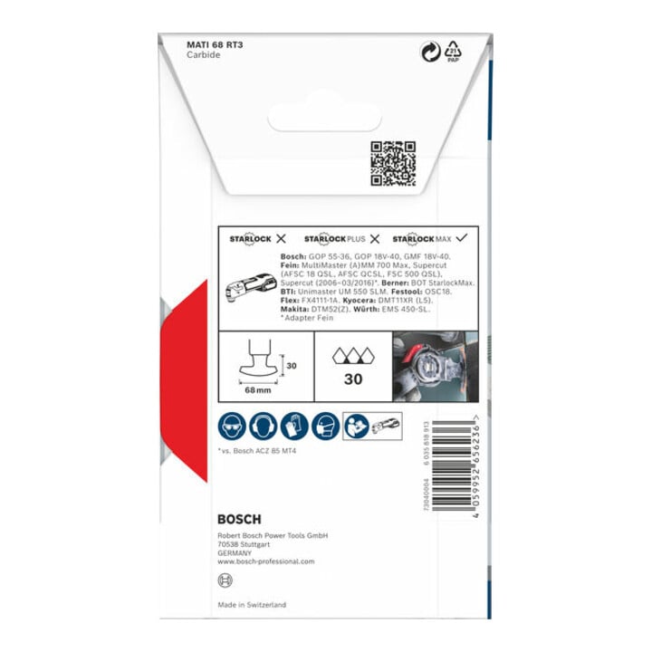 Bosch Multifunktionswerkzeugblatt PRO MATI 68 RT3 2,8 x 68 mm