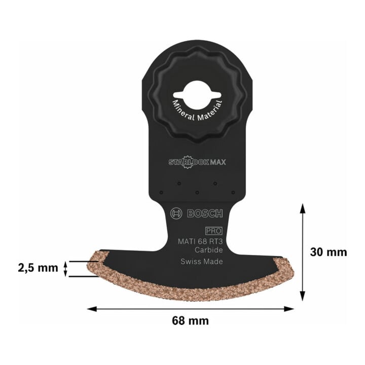 Bosch Multifunktionswerkzeugblatt PRO MATI 68 RT3 2,8 x 68 mm
