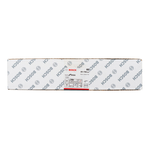 Bosch Nastro abrasivo Y580 Best for Inox, 40x760mm, 60