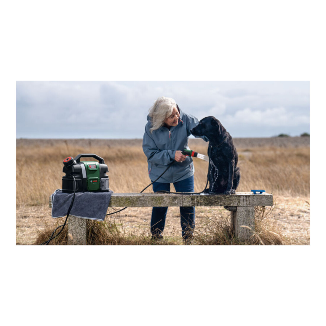 Bosch Nettoyeur sans fil extérieur Fontus 18V-6 avec batterie
